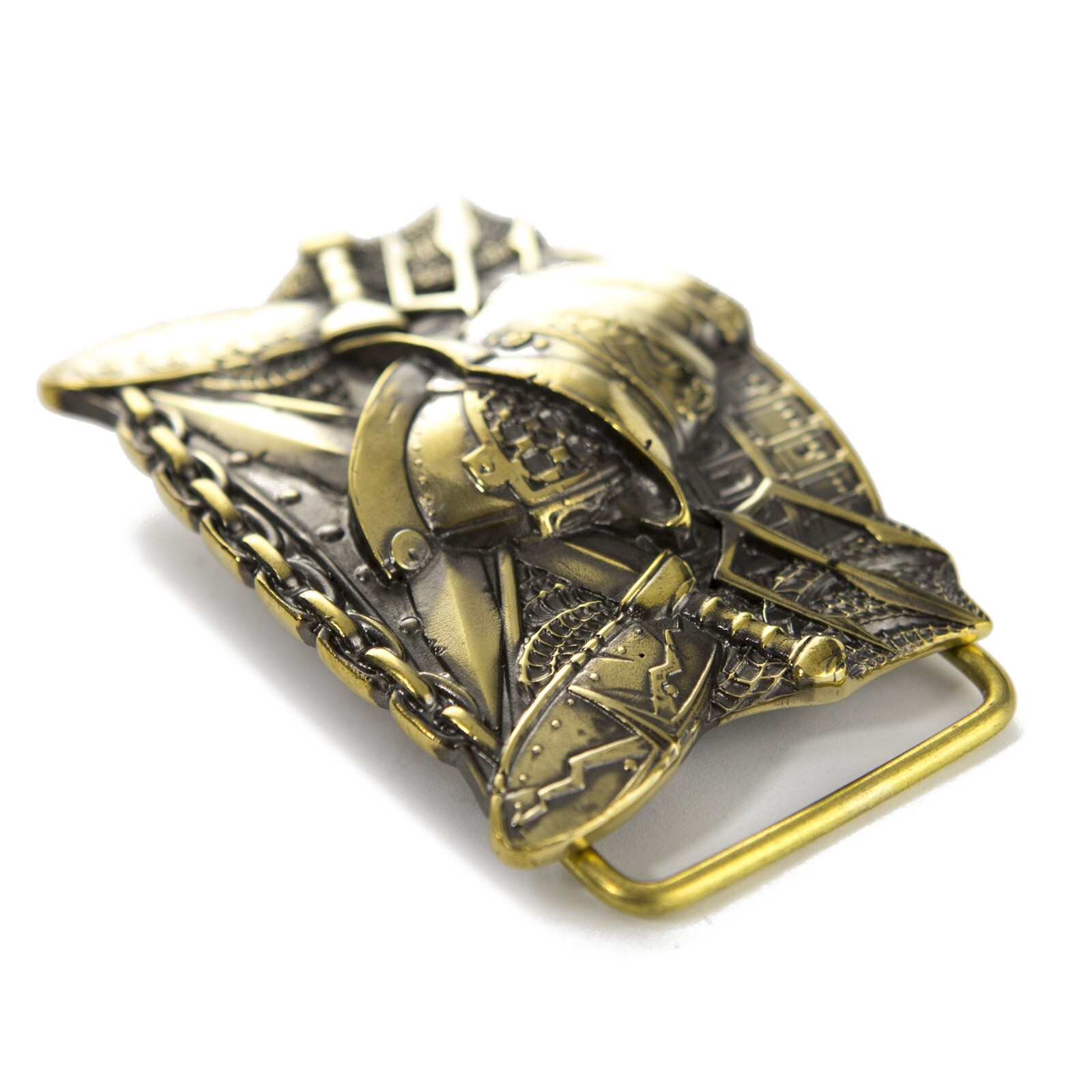 Belt buckle « Gladiator »; swordsman belt buckle; ancient warrior buckle;