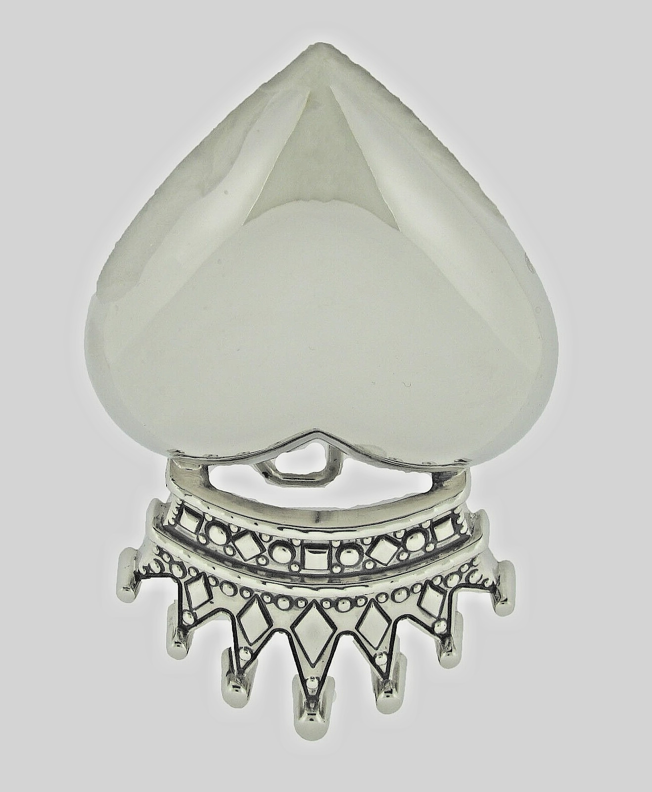 Heart Shaped Belt Buckles Crown Silver Chrome New Western Rodeo Metal Men Women