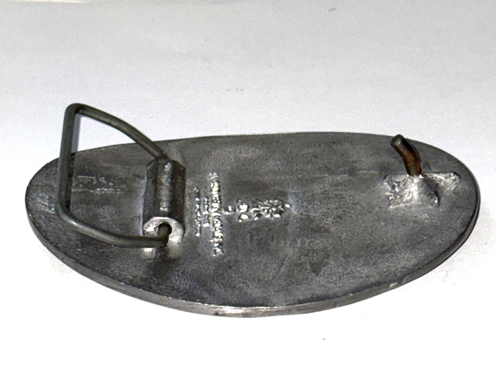 Vintage Welder Welding Award Design Medals Inc Oklahoma Diecast Belt Buckle