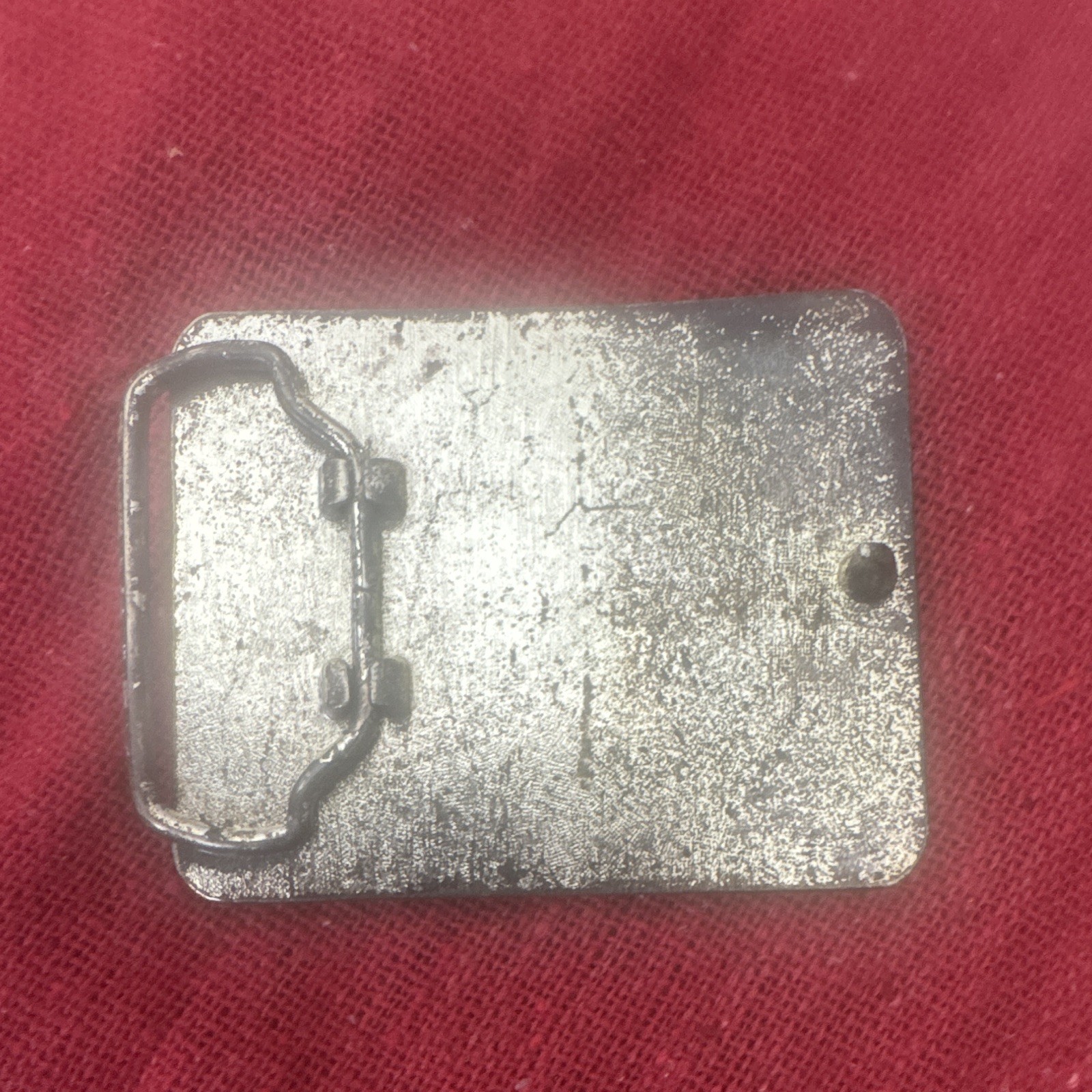 NRA 2 Million Club Silver Tone Metal Belt Buckle Stars Antique Finish 1.5in