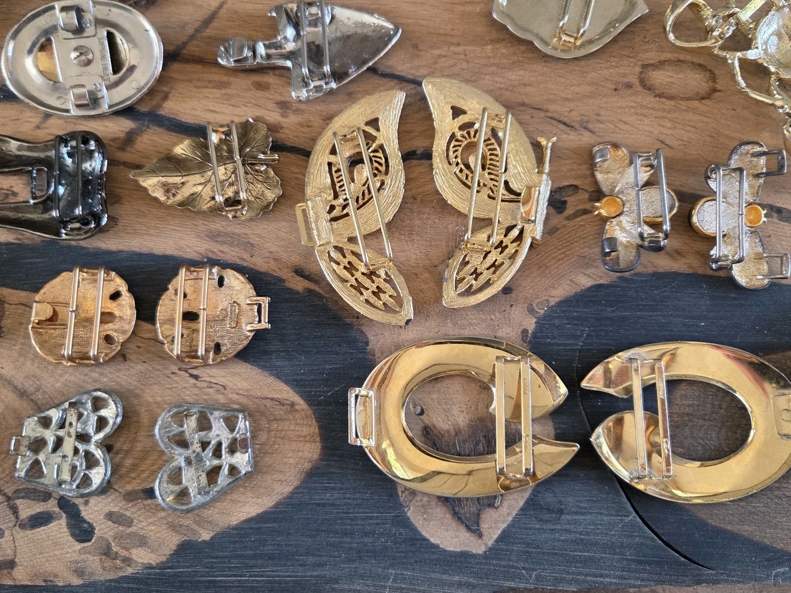 Mixed Wholesale Lot Womens Buckles, Clasps Brass Metal