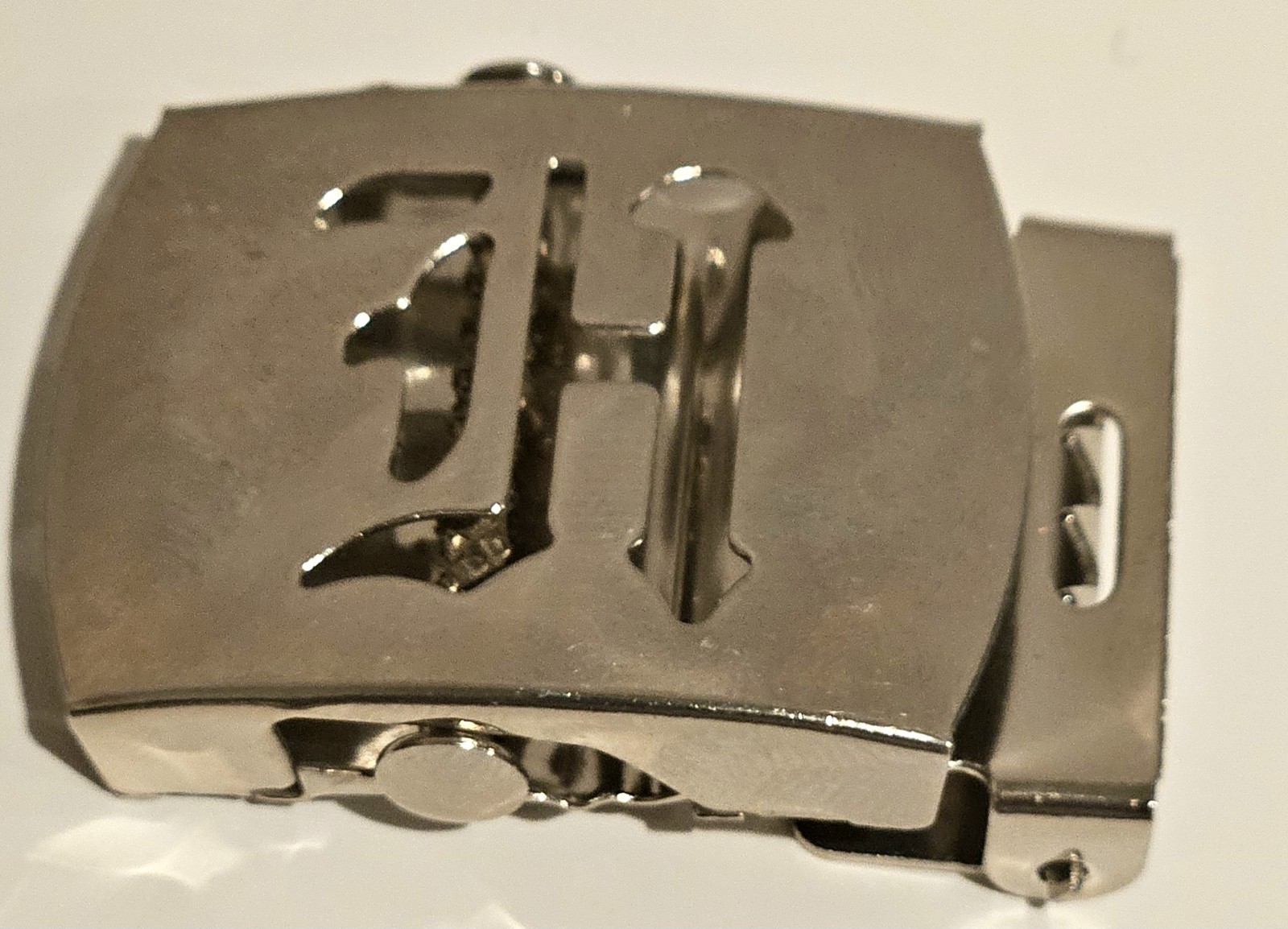 Old English Initial Belt Buckle A To Z Silver Metal Letter Buckle Only
