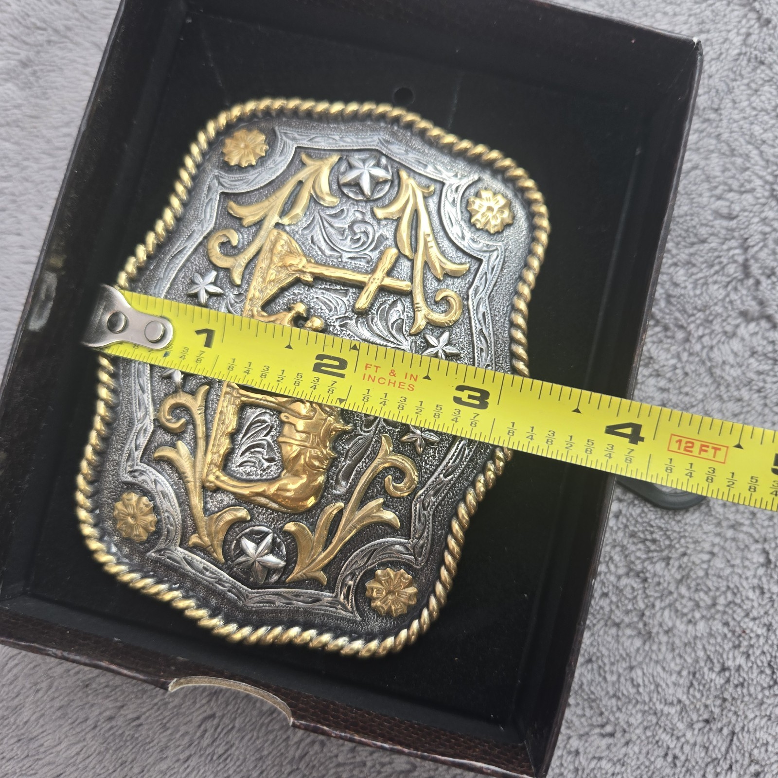 Cody James Belt Buckle Mens Western Cowboy Cross Christian Rectangle #938