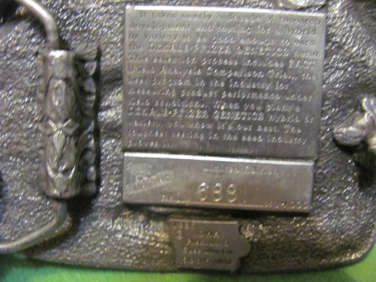 Vintage Planting Time Iowa Dekalb Pfizer Genetics Limited Edition Belt Buckle.