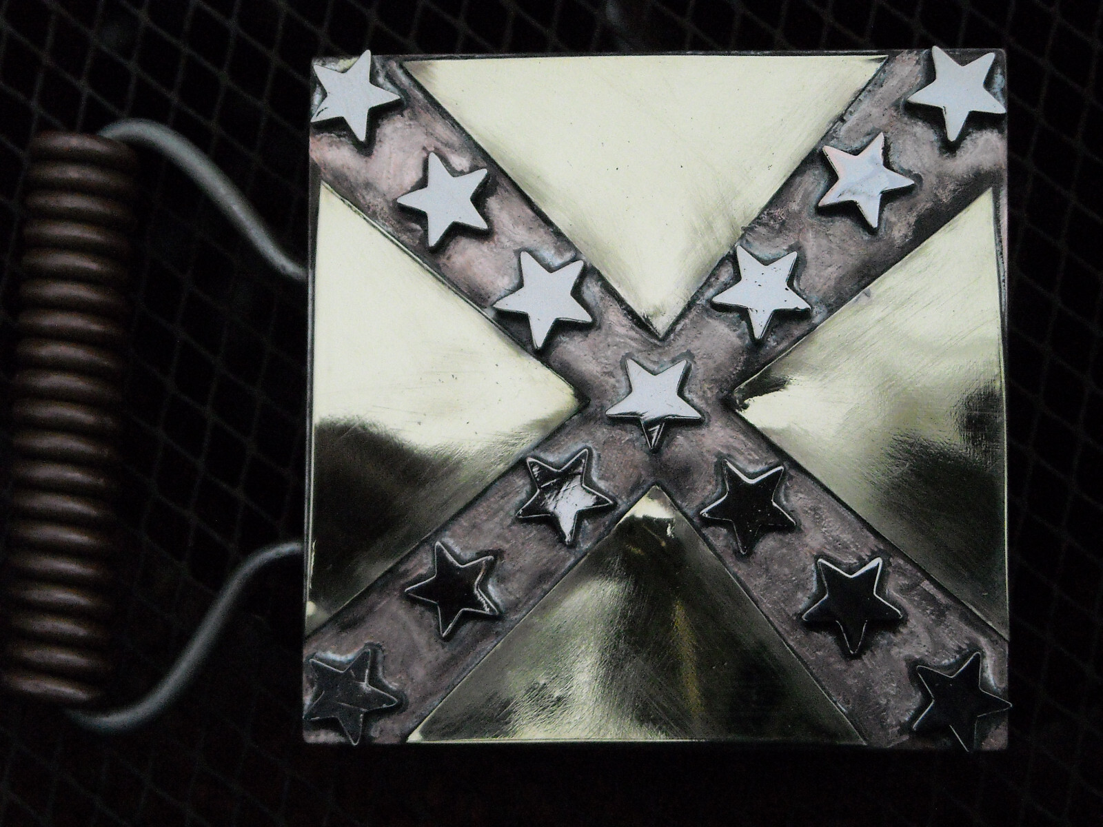 IRON CROSS and Stars Belt buckle – Handmade- RT ARTISAN WORKS