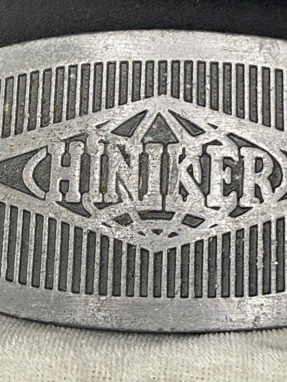 Vintage Hiniker Belt Buckle Silver Tone