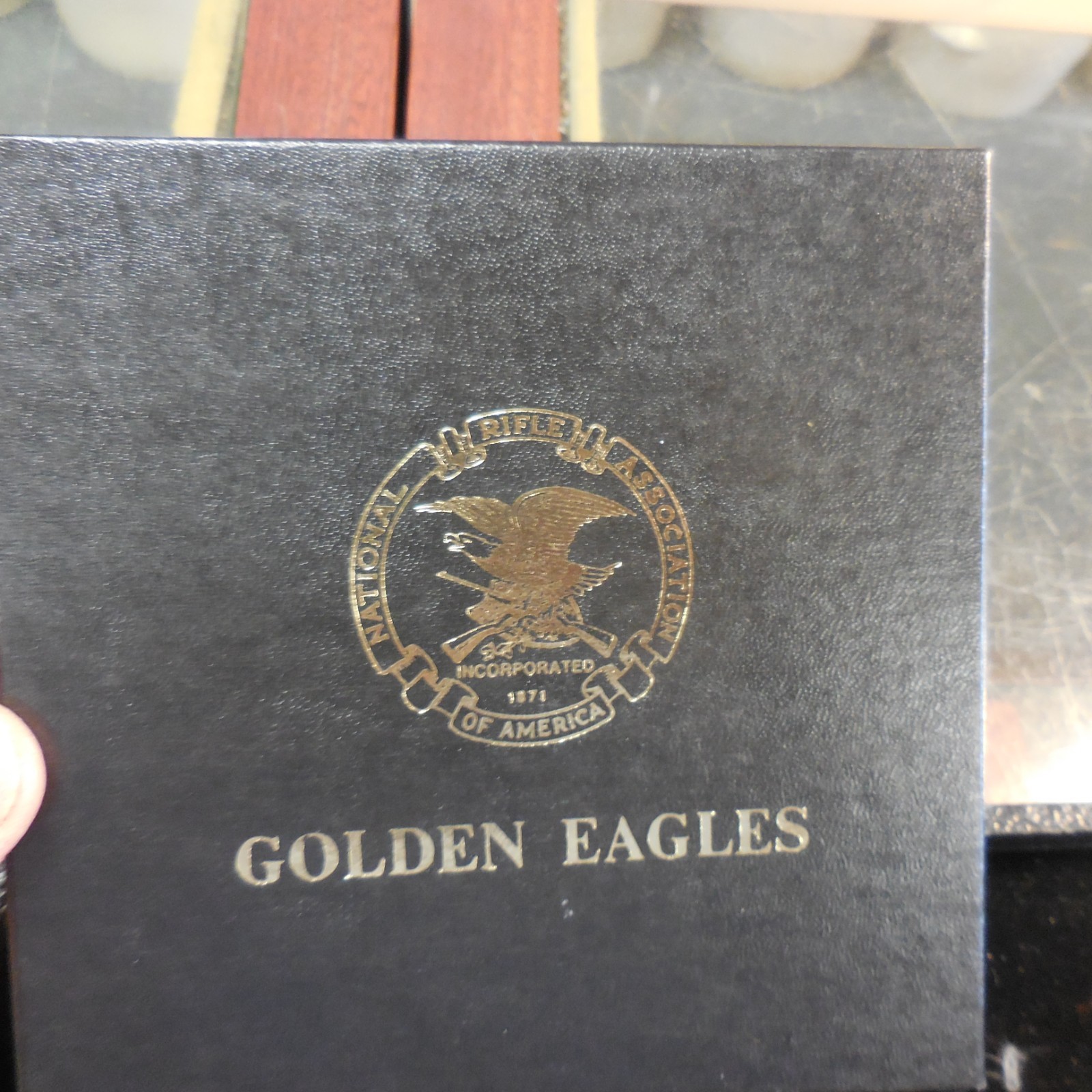 Vintage NRA Golden Eagles Belt Buckle Limited Edition 930741 Made In USA
