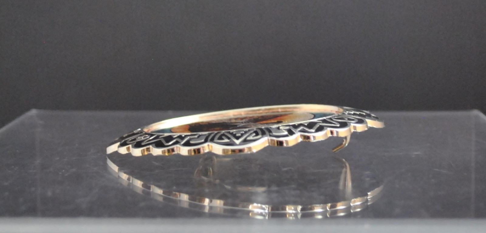 NWOT Eagle Bird Belt Buckle Silver Tone Oxidation Design 4&Prime; G10
