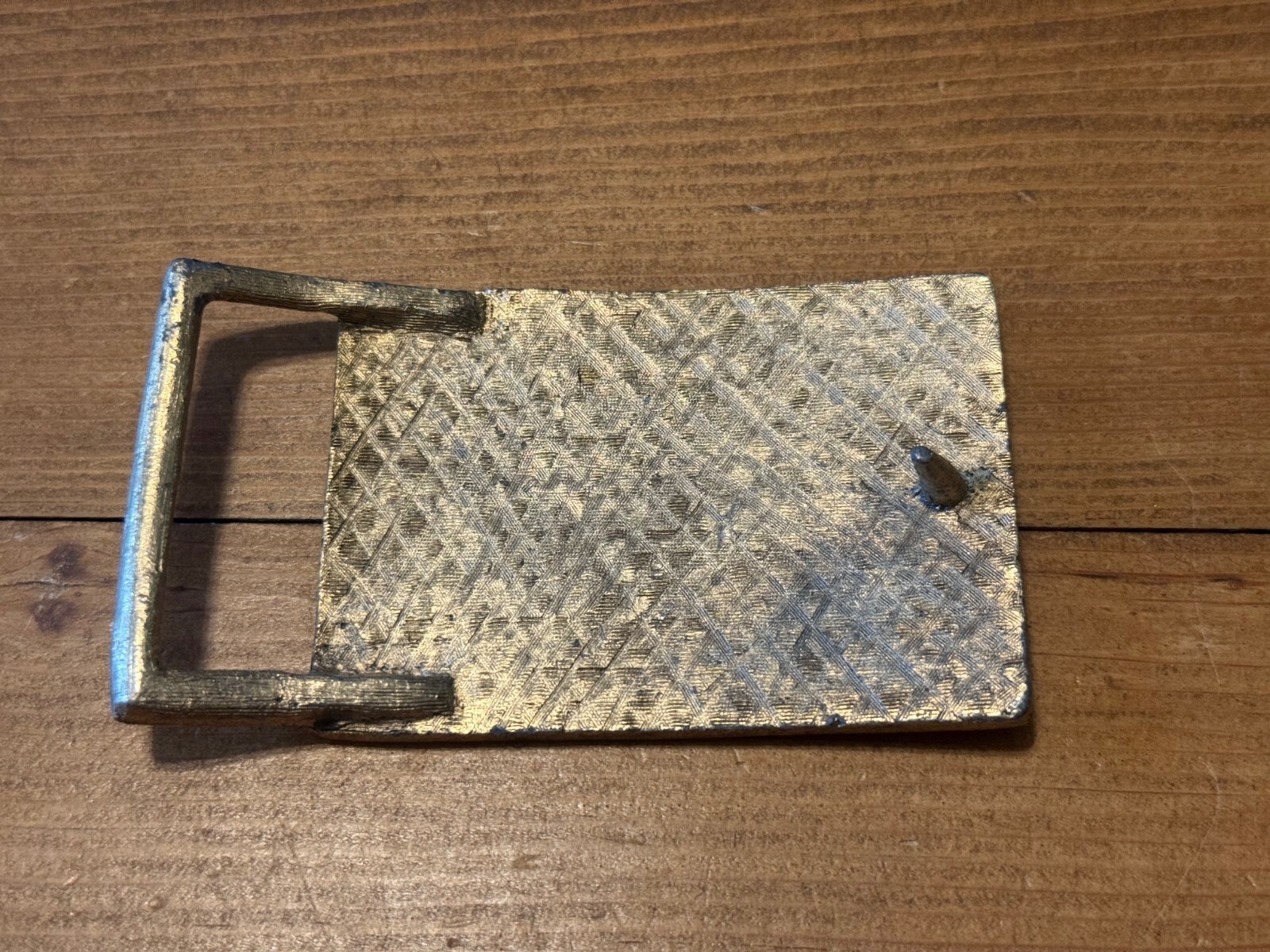 Vintage Levi Strauss & Co. Original Rivited Rectangular Belt Buckle
