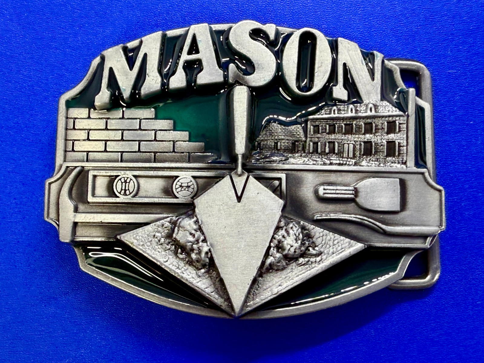 MASON Masonry Brick Laying Construction Work Tools Job Series Belt Buckle