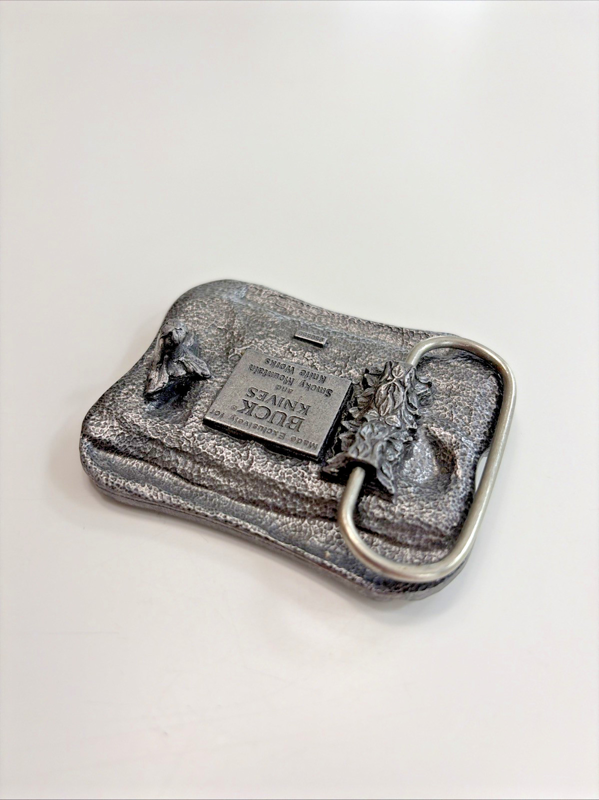 Vintage Buck Knives Belt Buckle Four Generations Of Knife Makers 950566