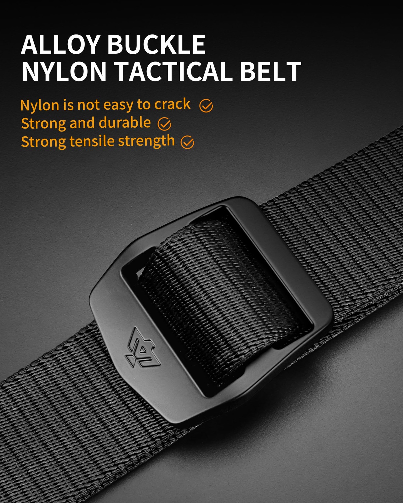 TACTICAL BIRD Men&rsquo;s Nylon Belt, Tactical Belts Breathable Webbing Medium, R08