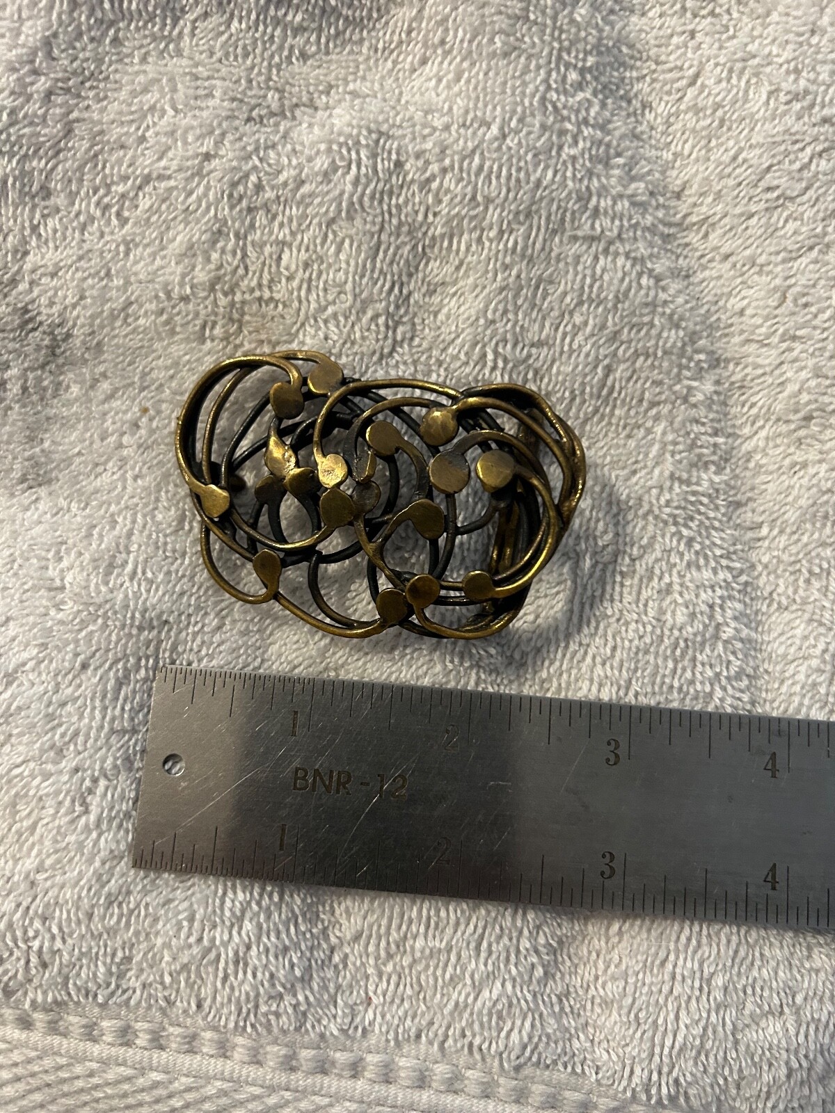 Vintage Modern Modernist Abstract Belt Buckle