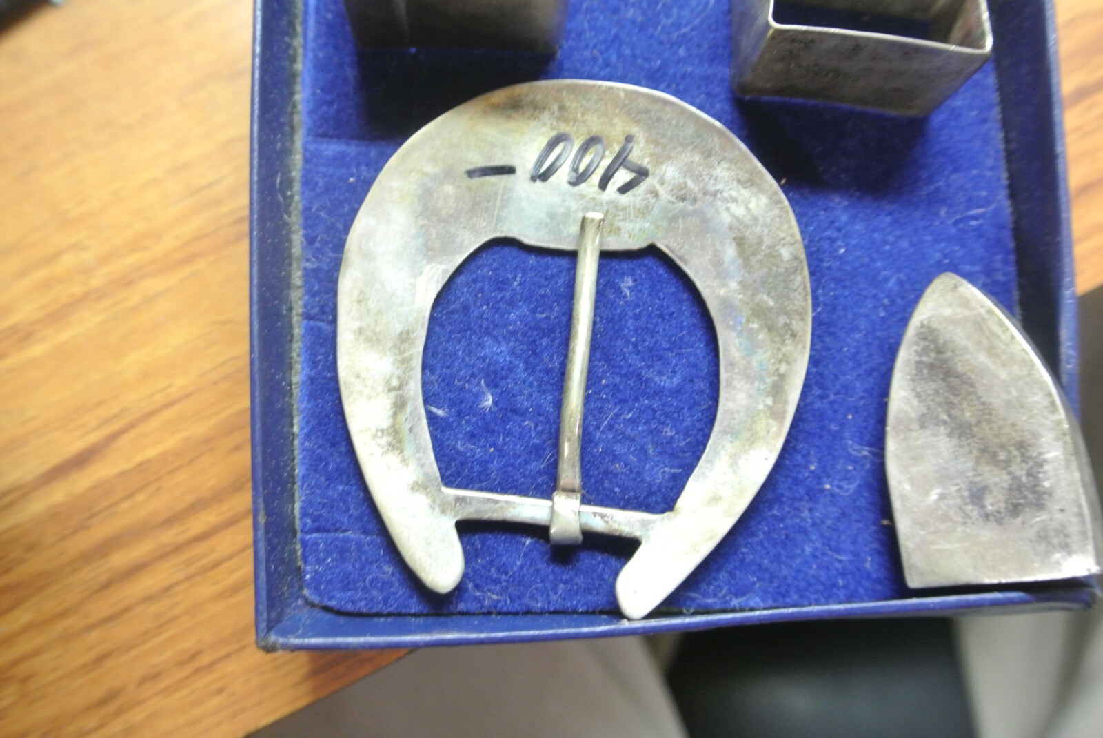Sterling silver 925 TIPS, BUCKLE, AND SLIDES, made in U.S.A.