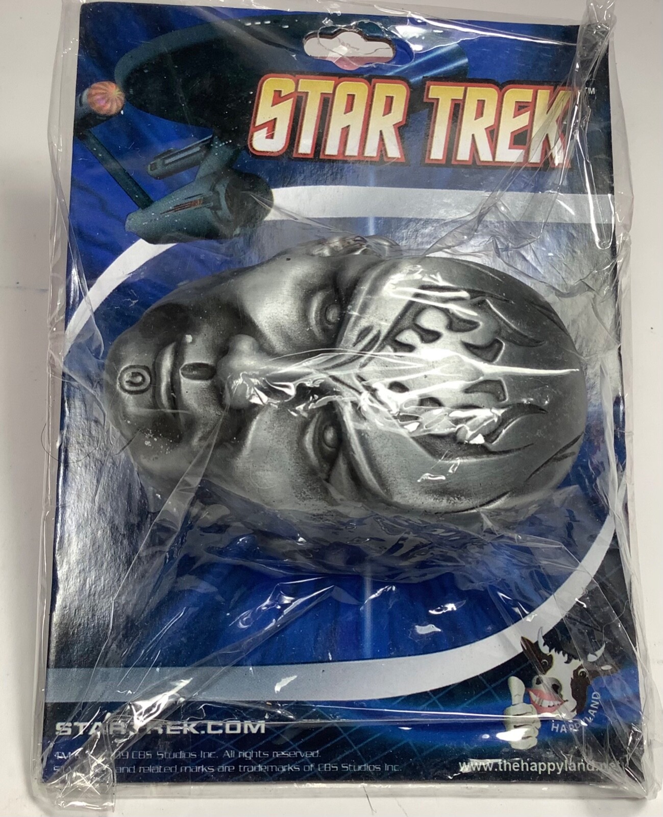 Star Trek NERO 3-D Belt Buckle 2009 Happyland New in Original Packaging