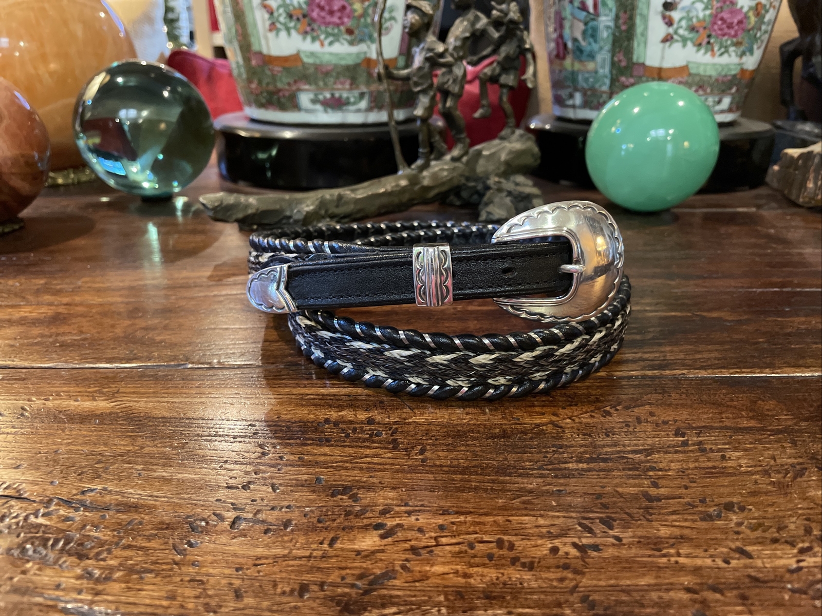 Alexander James Reid Style Sterling Silver Belt Buckle 39-41-1.1/8-75”🐂✅