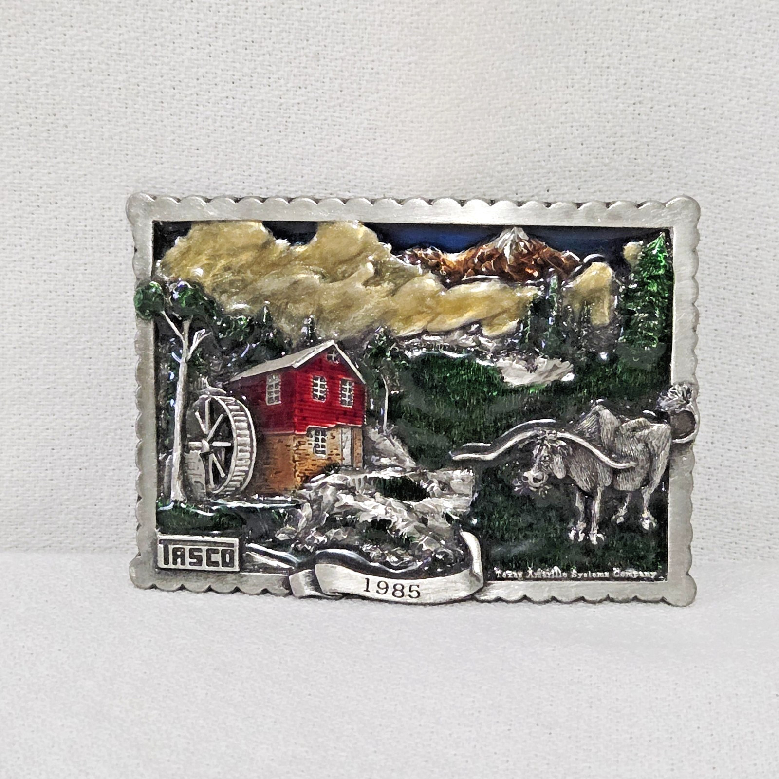 Belt Buckle – Texas Amarillo Systems Co Tasco 1985 Limited Edition #132 of 250