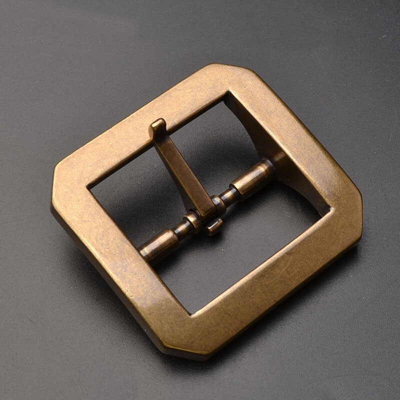 Solid Brass Vintage Belt Buckles Tongue Pin Belt Buckle Fits For 1.5 INCHES Belt