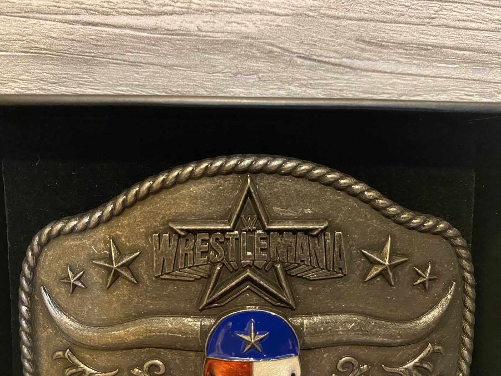 Wrestlemania 38 2022 Belt Buckle WWE Brand New In Box (Dallas Texas)