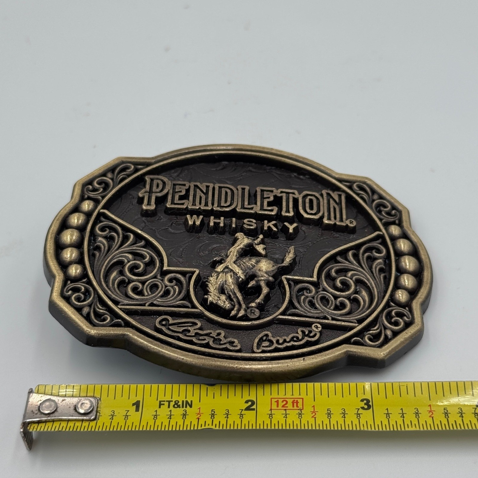 Montana Silversmiths Pendleton Whisky 2024 Edition Belt Buckle Let&rsquo;er Buck