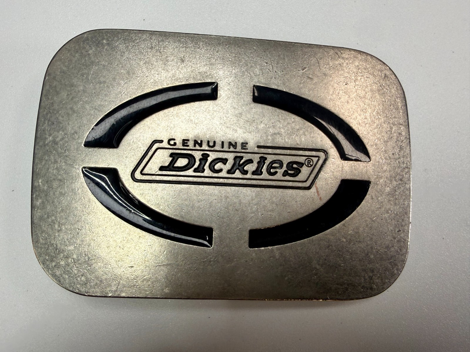 Genuine Dickies Apparel Clothing Company Advertising Promotional Belt Buckle