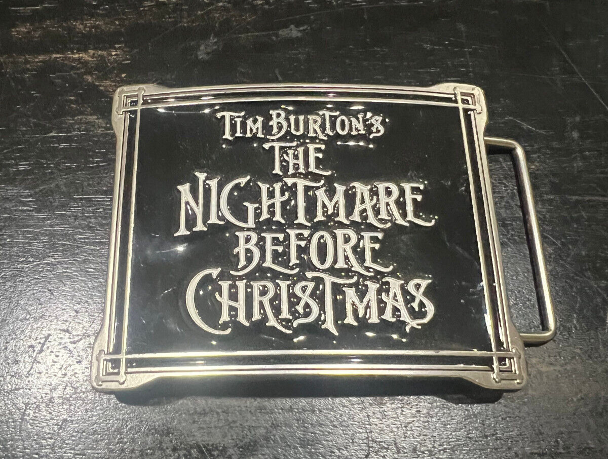 TIM BURTON&rsquo;S THE NIGHTMARE BEFORE CHRISTMAS Belt Buckle -Officially Licensed New