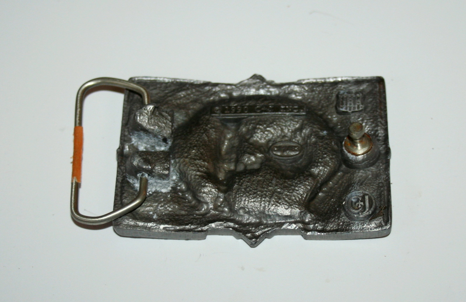 Vintage 1990 Indian Chief Warrior Bonnet 1483 New NOS C&J Belt Buckle