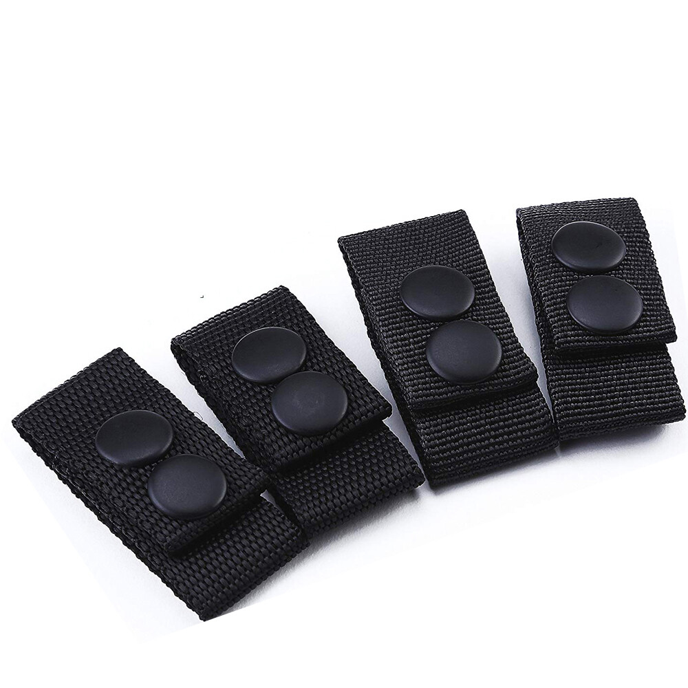4pcs Tactical Belt Buckle Belt Accessory Belt Webbing Belt Hook Keyring Keychain