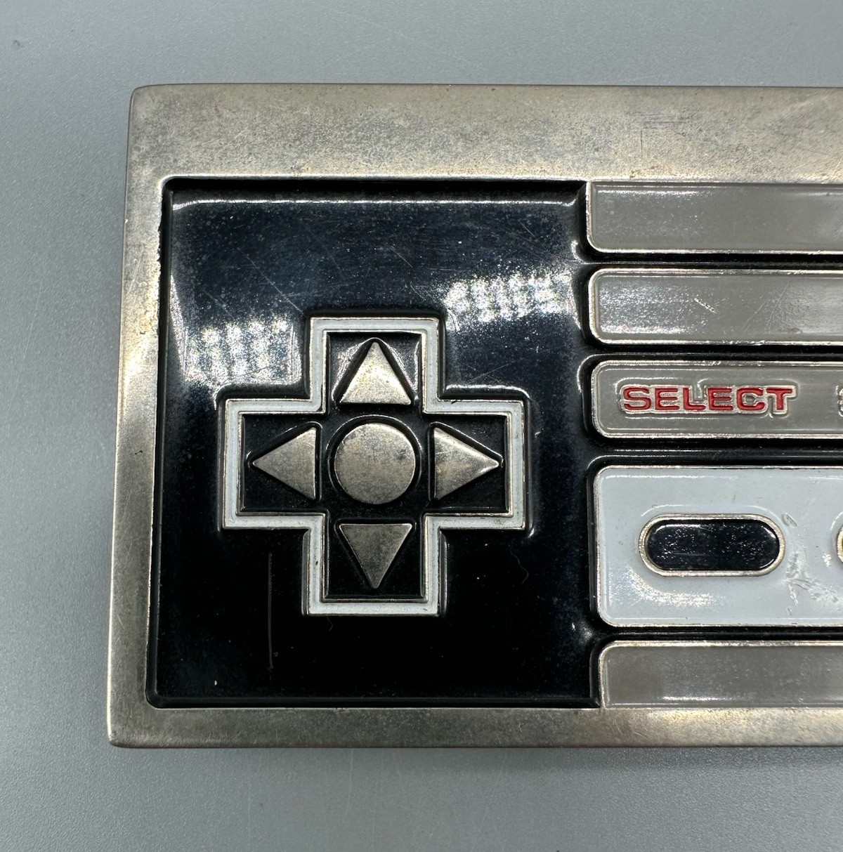 Vintage 2003 Nintendo NES Controller Belt Buckle