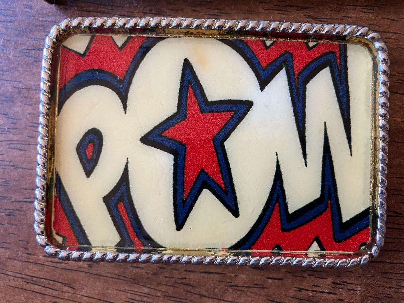 POW Belt Buckle – Comic Book Sci-fi Fantasy Art Belt Buckle