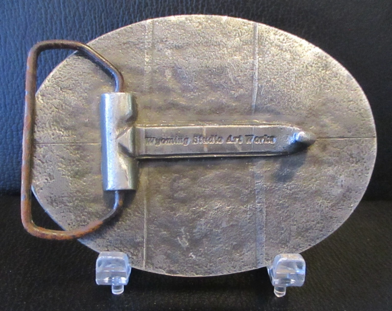IPGI Industrial Plating & Grinding Inc. Billings Montana MT Pewter Belt Buckle