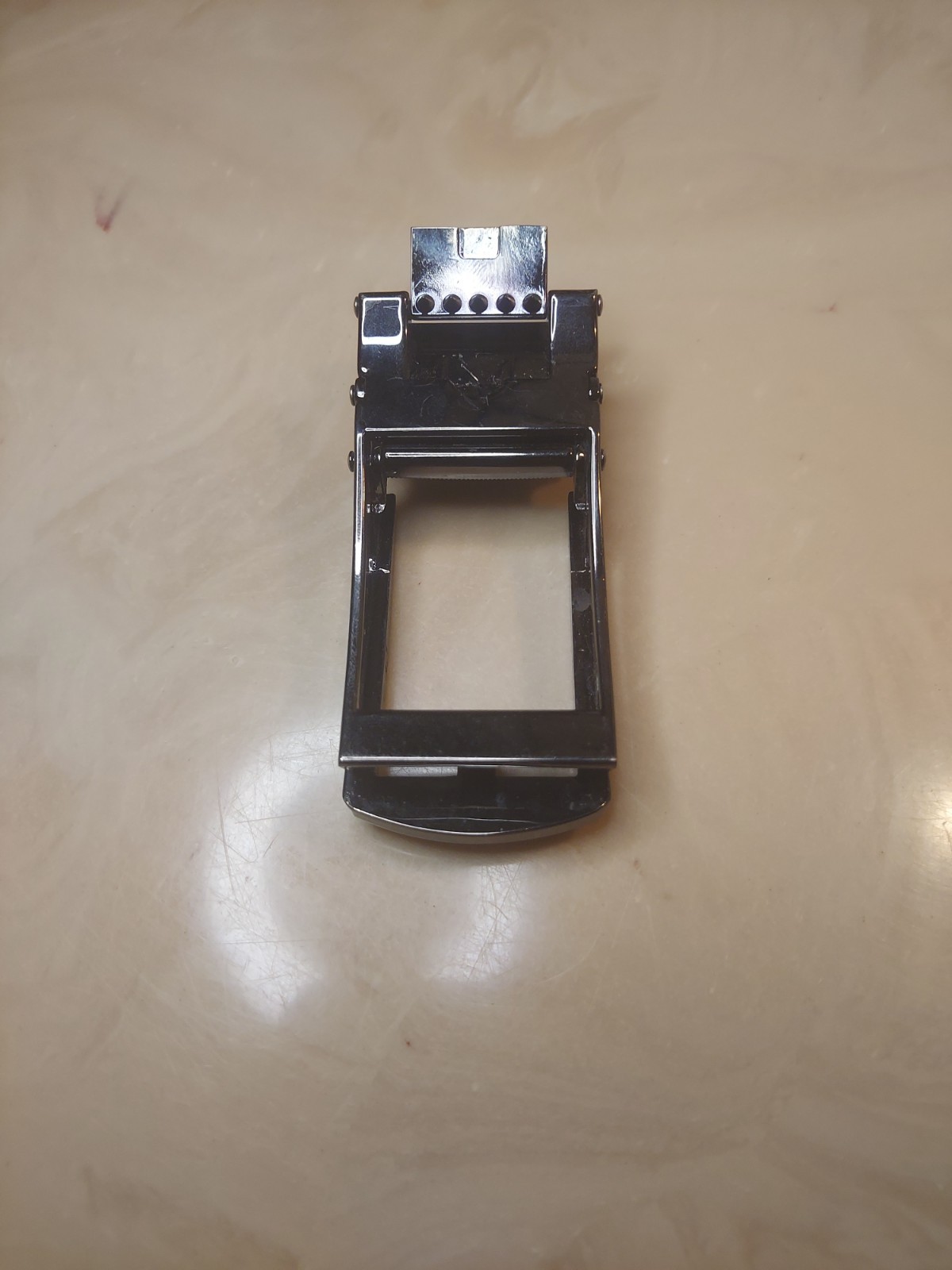 Men Alloy Ratchet Belt Automatic Slide Buckle Replacement
