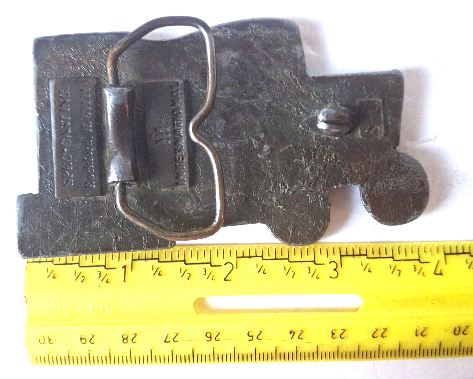 Vintage International Harvester 5288 The New #1 Tractor Belt Buckle Spec Cast