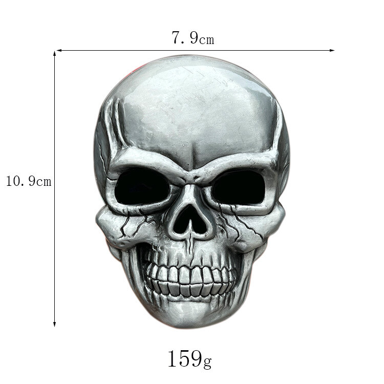 Skull belt buckle for men&rsquo;s Western cowboy motorcycle riding