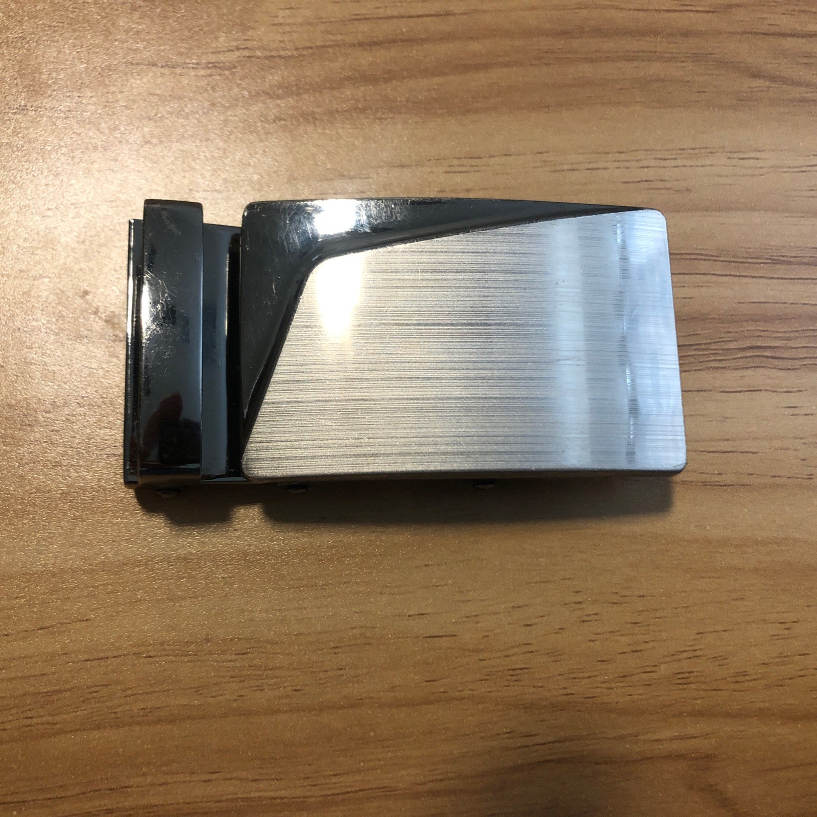 Classic Men&rsquo;s Automatic Slide Buckle Replacement Rectangle Ratchet Belt Buckle