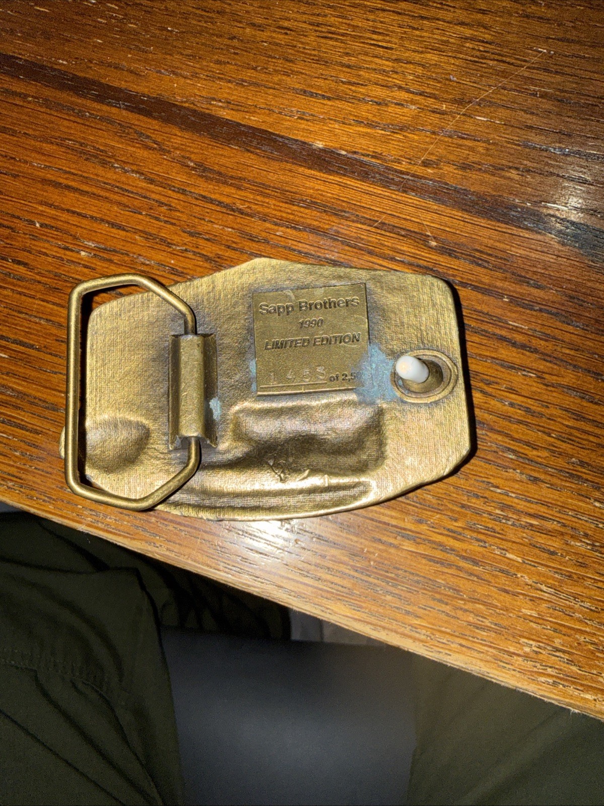 Vintage Sapp Brothers limited edition belt buckle #1453 out of 2500