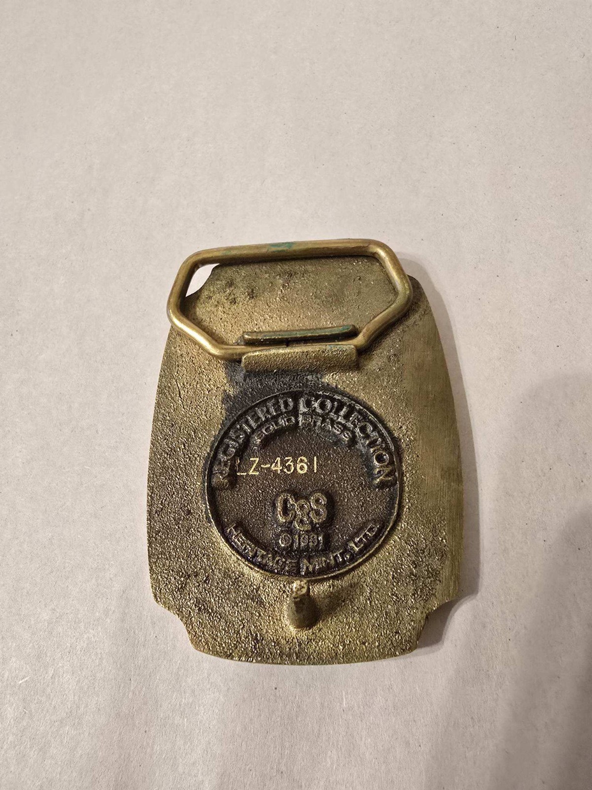 Registered Collection Heavy Brass &lsquo; UNITED STATES OF AMERICA &lsquo; 1981 Belt Buckle