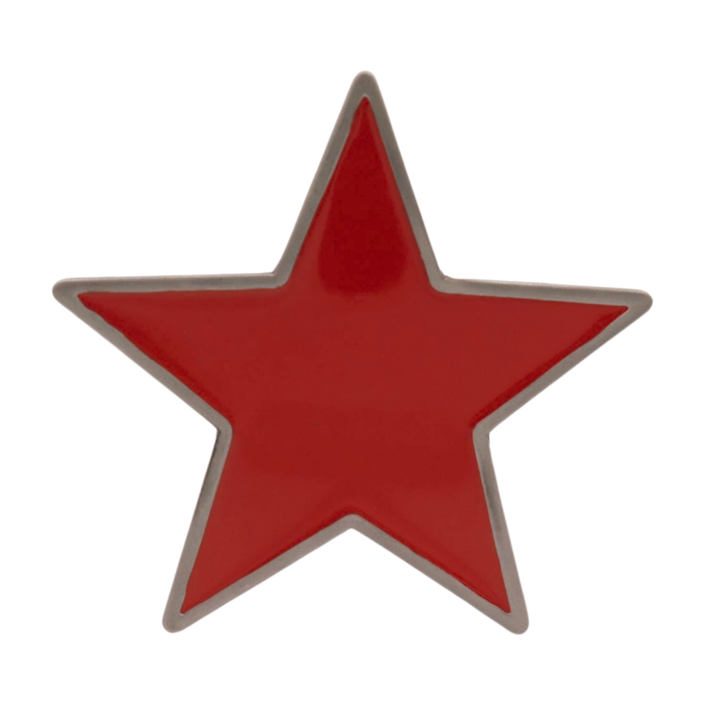 Men Women Belt Buckle Silver Metal Western Fashion Red Texas Lone Star TX Casual