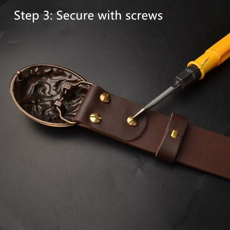 Yuhua Dragon Belt Head Brass Belt Buckle Head Men&rsquo;s Outer Wear Smooth Buckle