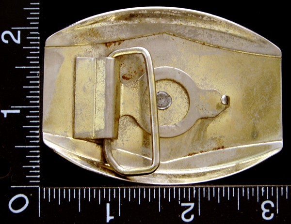 MG12156 VINTAGE ***HORSE HEAD*** ABSTRACT DESIGN WESTERN BELT BUCKLE