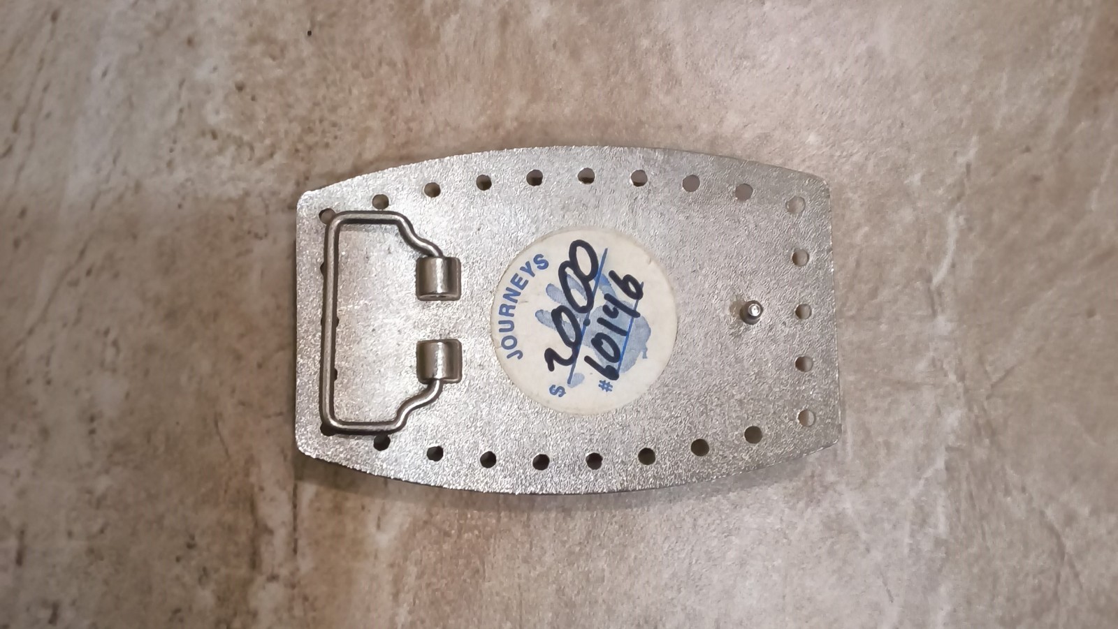 Vintage Men&rsquo;s Texas Longhorn Steer Head Belt Buckle Silver Metal