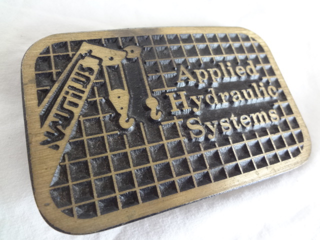 SOLID BRASS Nautilus Applied Hydraulic Systems DYNA BUCKLE PROVO UTAH