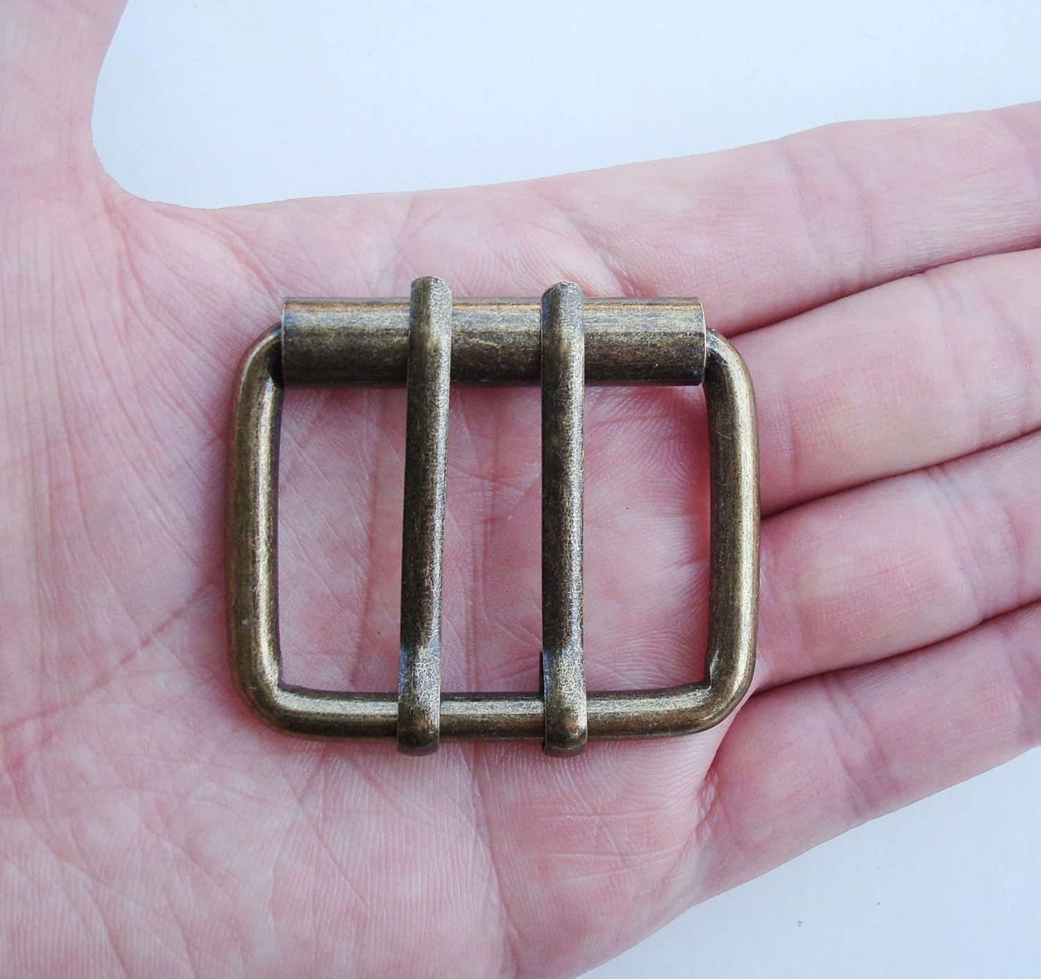 4 Pieces 40Mm Roller Belt Buckle,1½ Inch Double Pin DIY Leathercraft Hardware G
