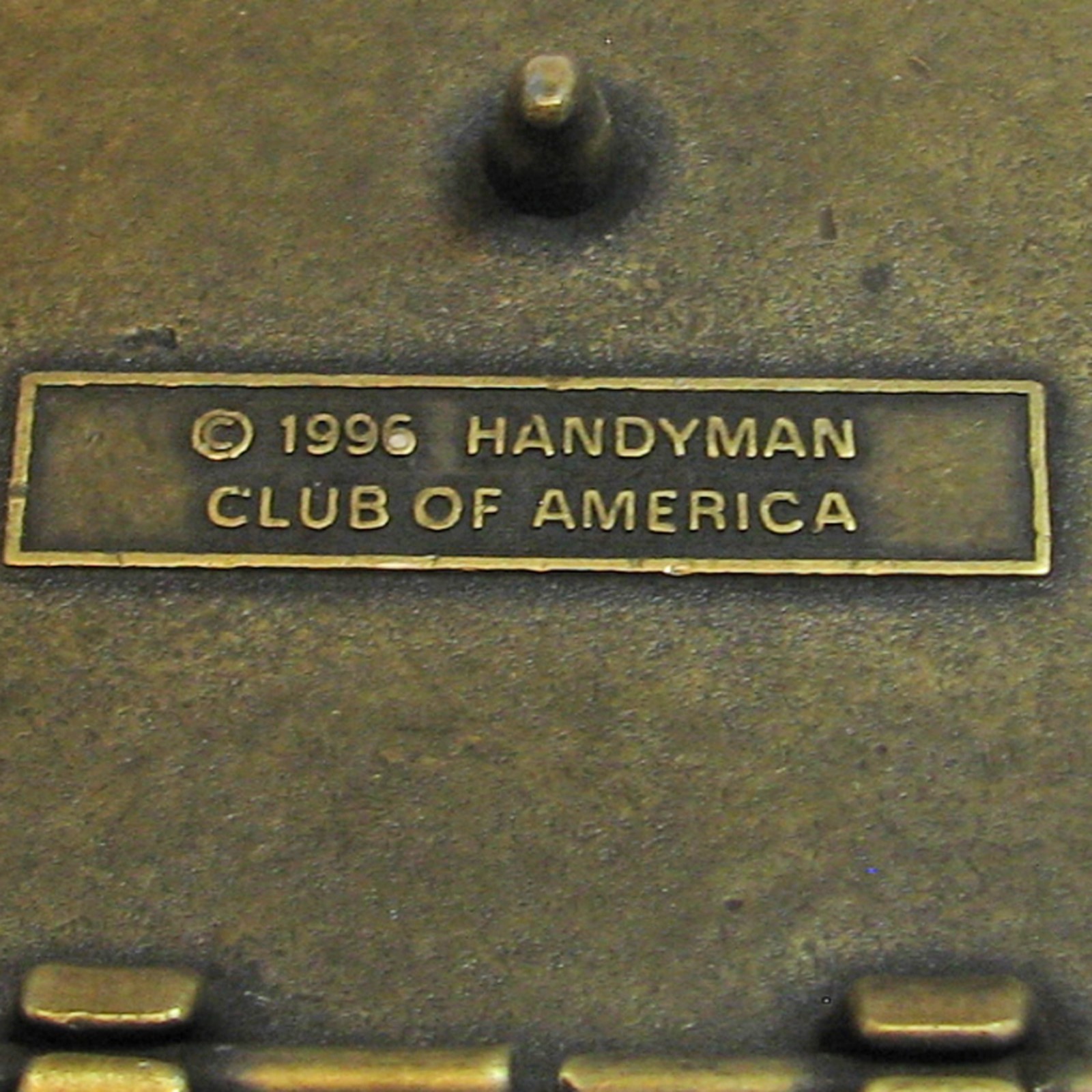Handyman Club of America 1996 Men&rsquo;s Metal Belt Buckle