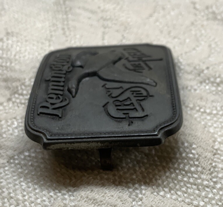 Remington Arms Co First in the Field Canadian Goose 1980 Belt Buckle Vintage
