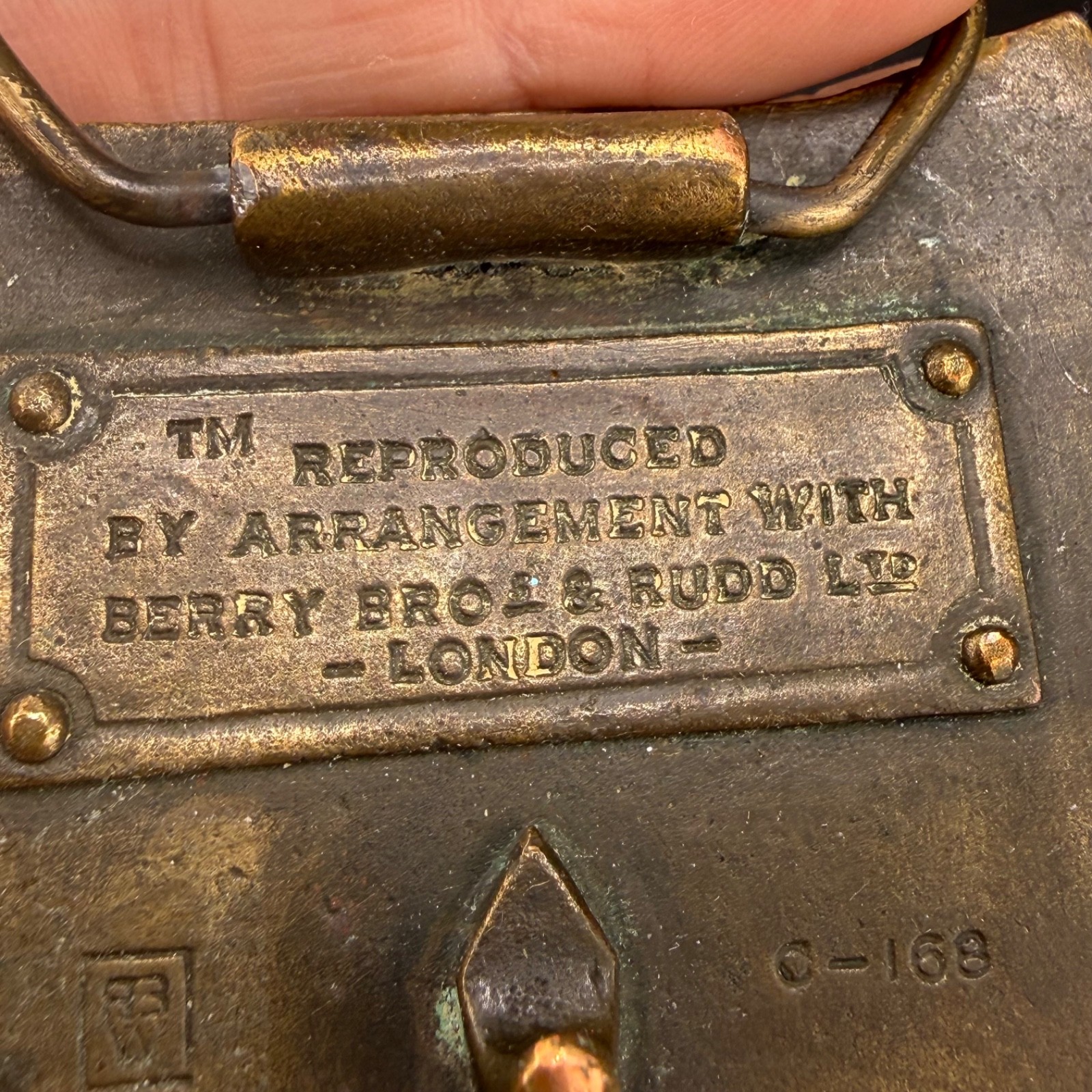 Vintage Whisky Belt Buckle Cutty Sark Blended Scots Whisky