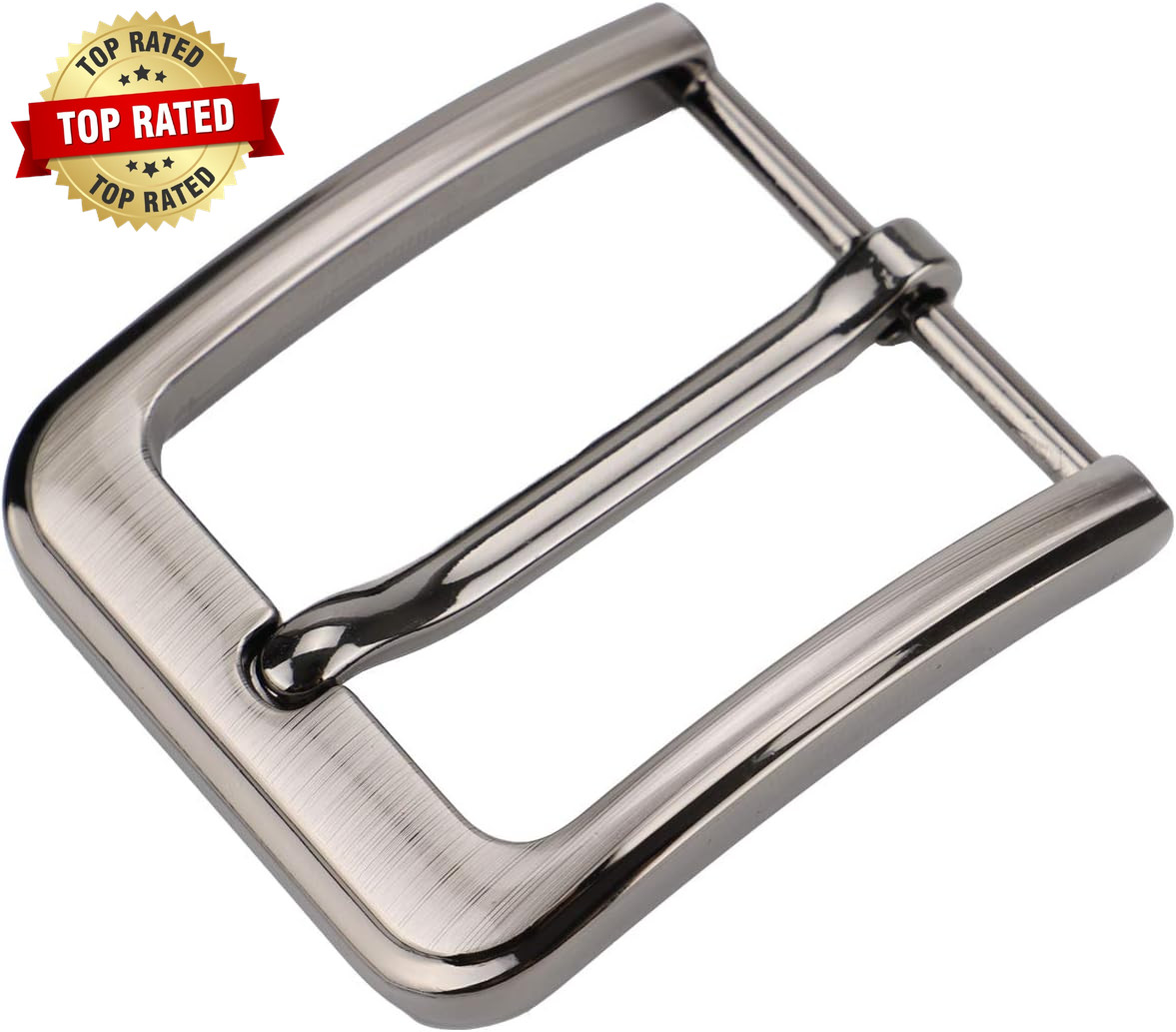 1.5 Inches (38-40 Mm) Belt Buckle Single Prong Square Replacement Buckle for Men