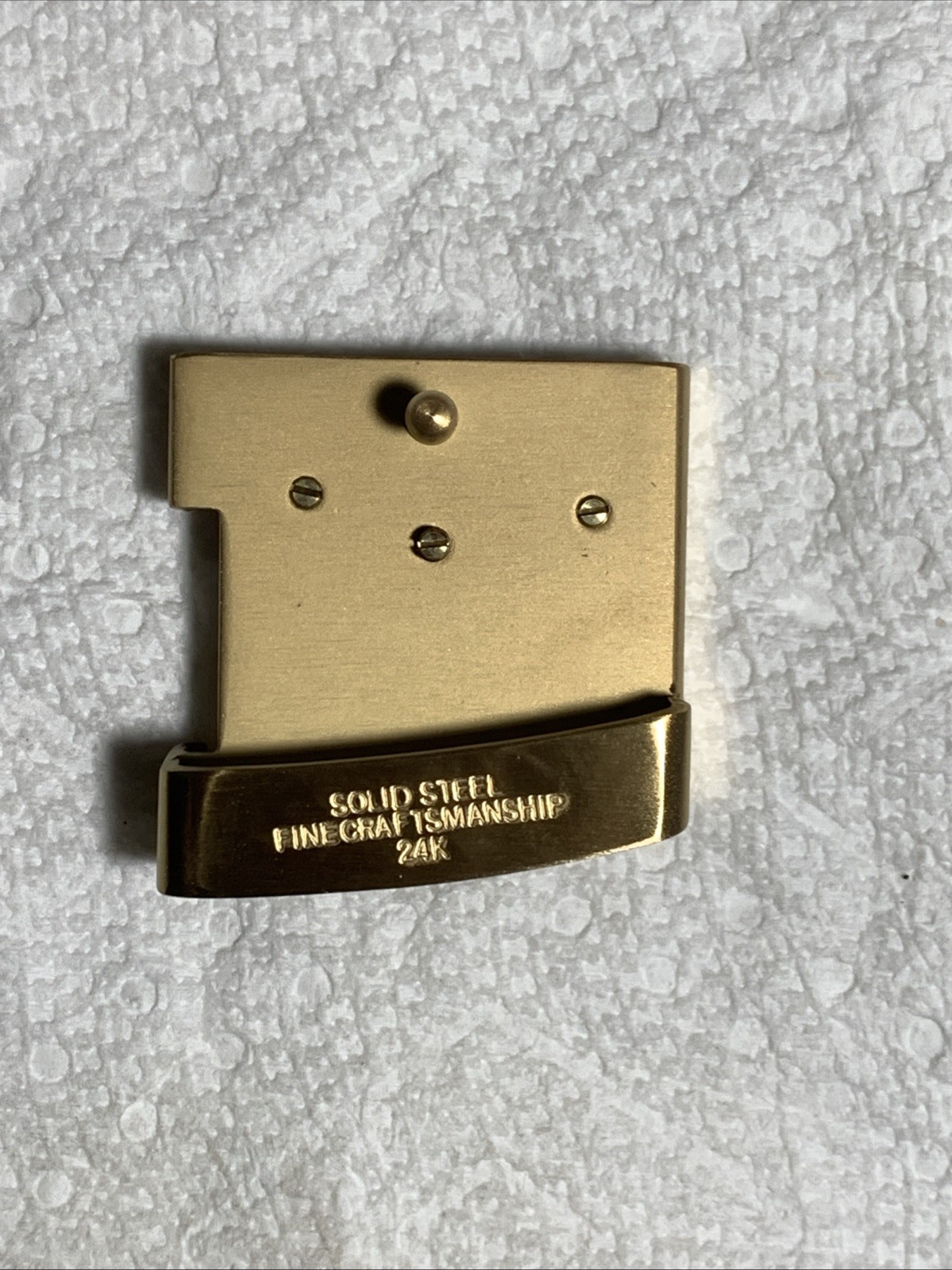 LOUIS VUITTON Gold tone Buckle