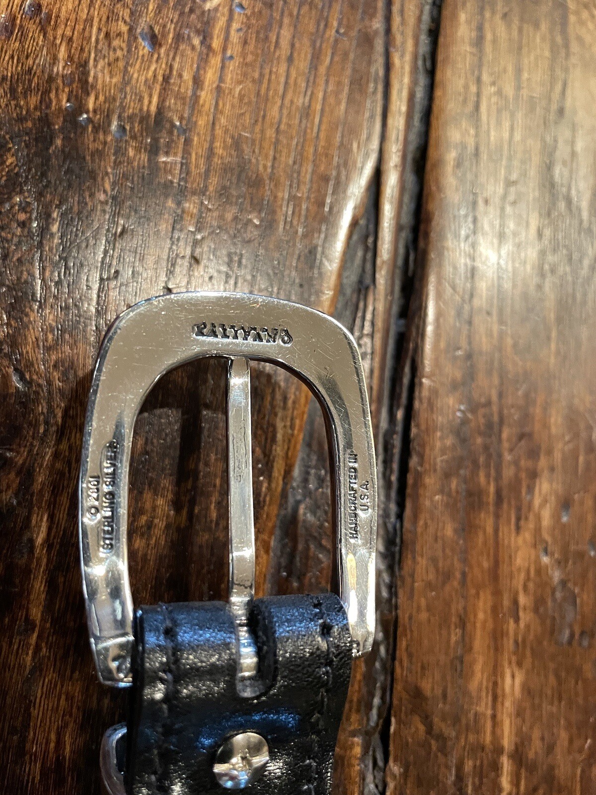 Alexander Kalifano James Reid Style Sterling Silver Belt Buckle 35-37-1”Nu Calf✅