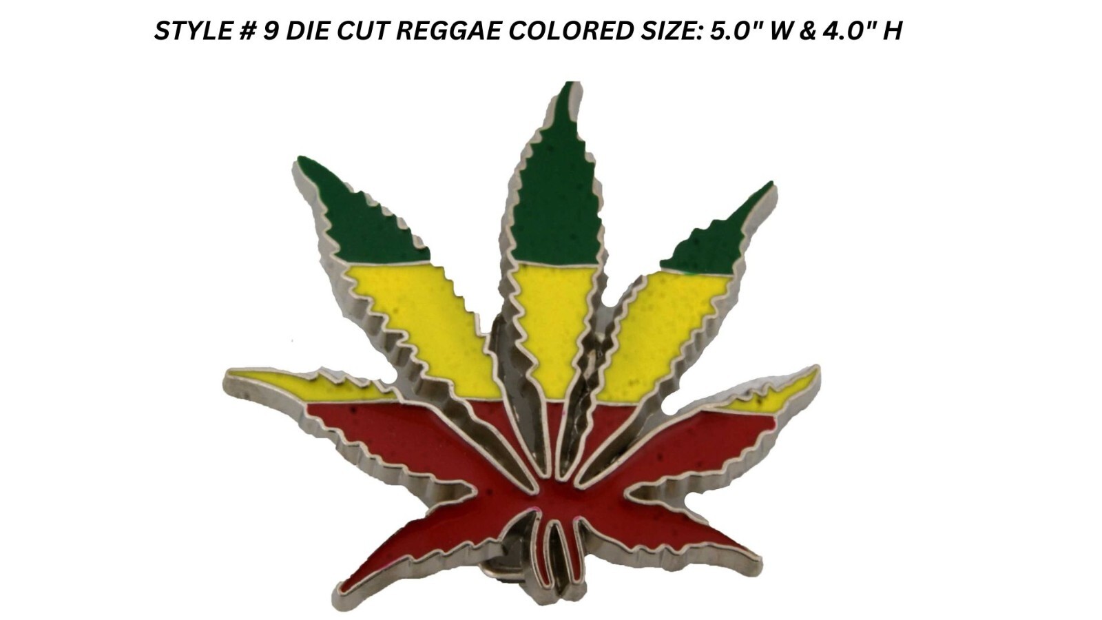 Reggae Rasta Belt Buckle Men Women Fashion Musician Silver Metal Lion of Judah